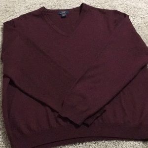 Brooks Brothers 346 merino wool sweater